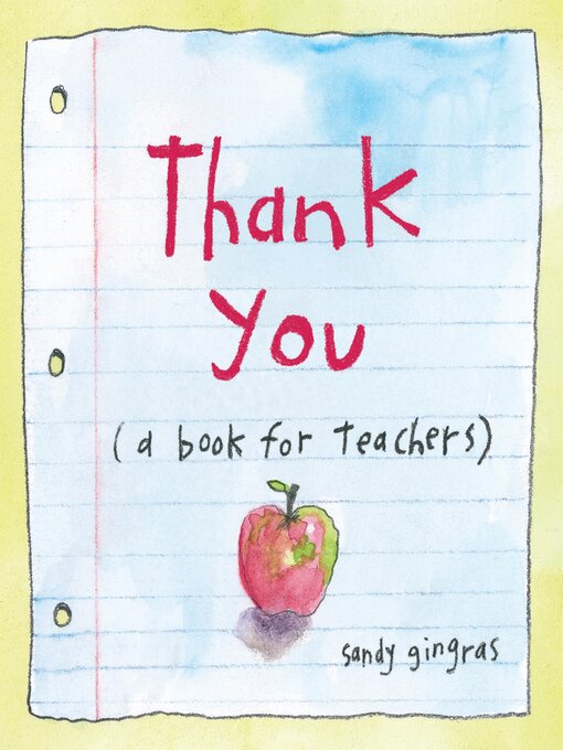 Title details for Thank You by Sandy Gingras - Available